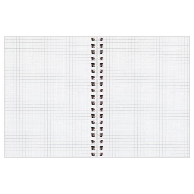 Тетрадь 96л., А5, клетка на гребне BG &quot;Витраж&quot;, матовая ламинация, тиснение фольгой — PalitraMastera