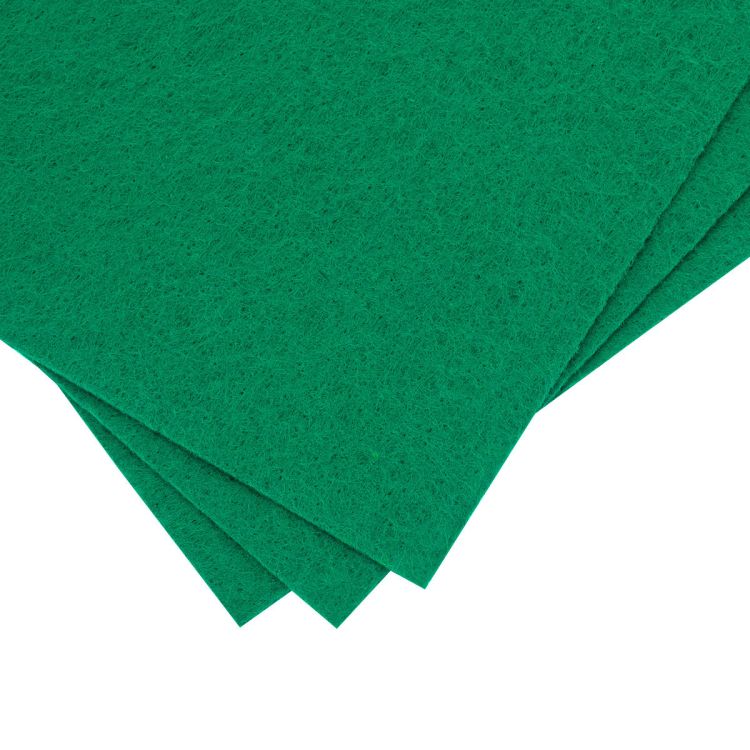 Фетр листовой жесткий, 1.0мм, 20х30см, 1 шт Astra&amp;Craft (AF850 изумрудный) — PalitraMastera