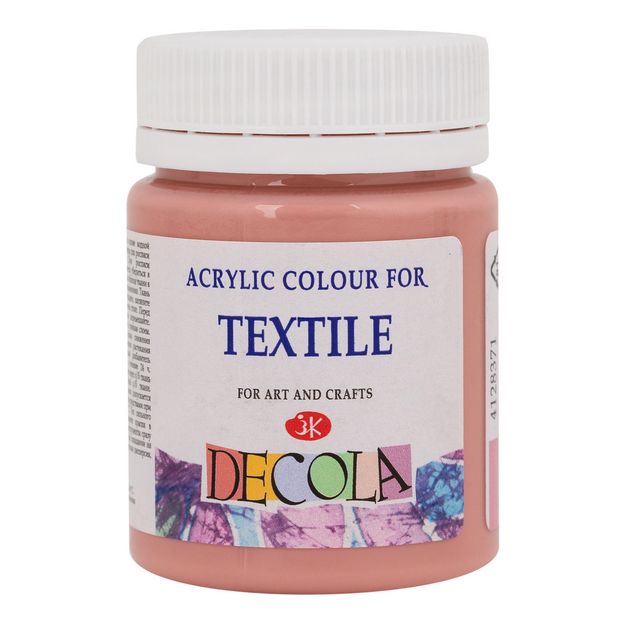 Пыльная роза акрил ткань Декола 50 мл — PalitraMastera
