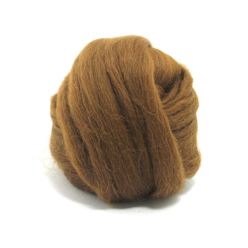 Пряжа ТР альпака 100%, для валяния 50г, коричневый фото 1 &mdash; PalitraMastera