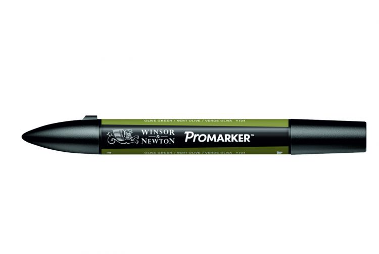 Winsor&amp;Newton Маркер художественный Pro, оливково-зеленый — PalitraMastera