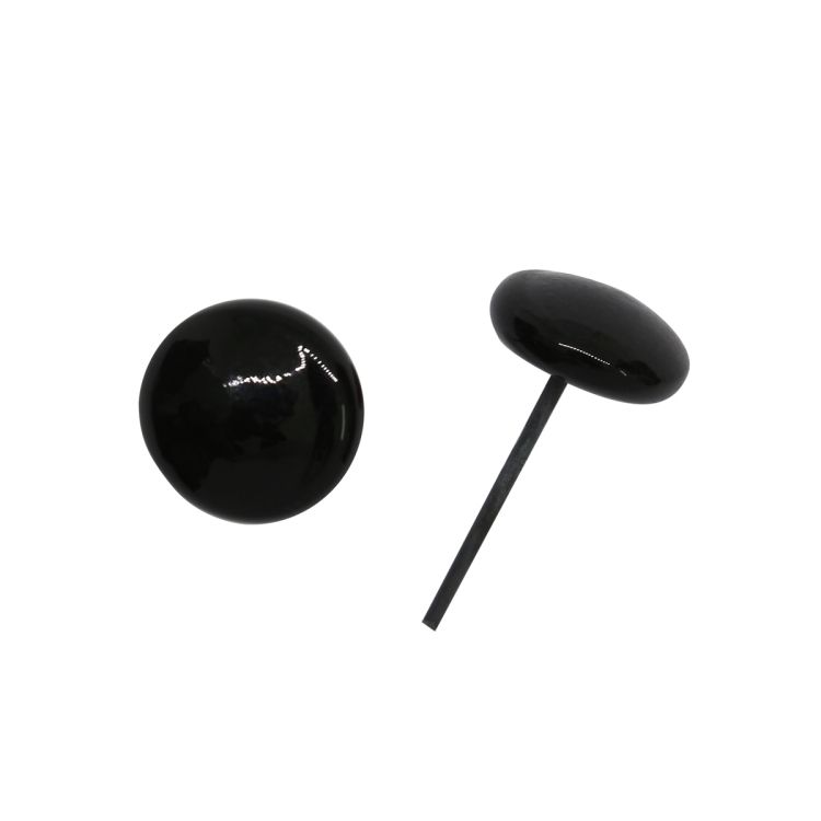 25536 Глазки 9мм на металл.ножке, цв.чёрный, 1шт — PalitraMastera