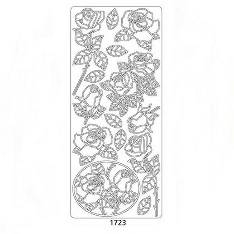 Наклейки &quot;Розы&quot; / Золото — PalitraMastera