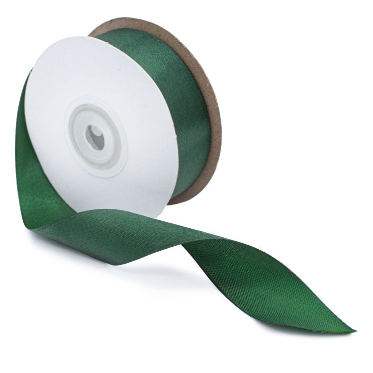 Лента атласная 2,5см*22,86м (126 темно-зеленый) — PalitraMastera