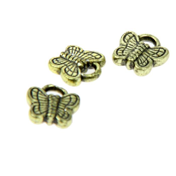 Декор &quot;Бабочка&quot;, золото, набор 1шт., 1х0,9 см — PalitraMastera