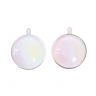 Заготовка - подвеска, раздельные части «Шар», диаметр собранного 5 см, цвет перламутр 6582066 фото 2 — PalitraMastera