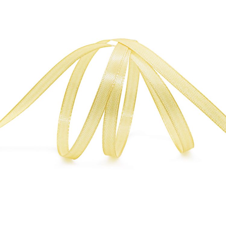 Лента атласная 0,6см*22,86м (060 лимонный) — PalitraMastera