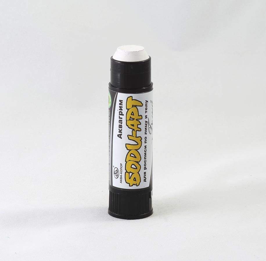 Аквагрим "Боди-арт", карандаш 15 гр, белый  1552608 фото 1 &mdash; PalitraMastera