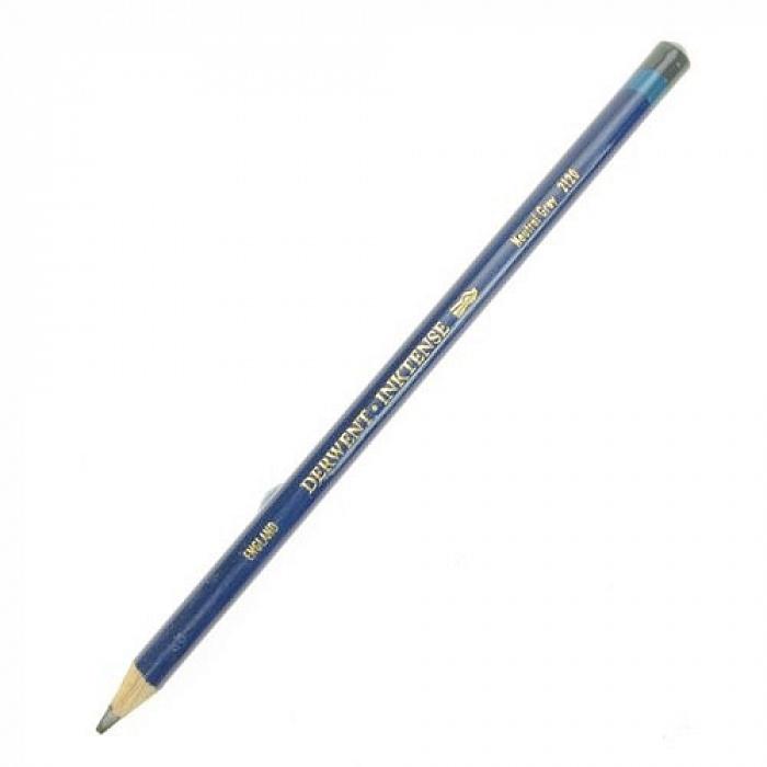 Чернильный карандаш Inktense, водорастворимый грифель, круглый корпус 8 мм, грифель - 4 мм, цвет - 2120 нейтральный серый фото 1 &mdash; PalitraMastera