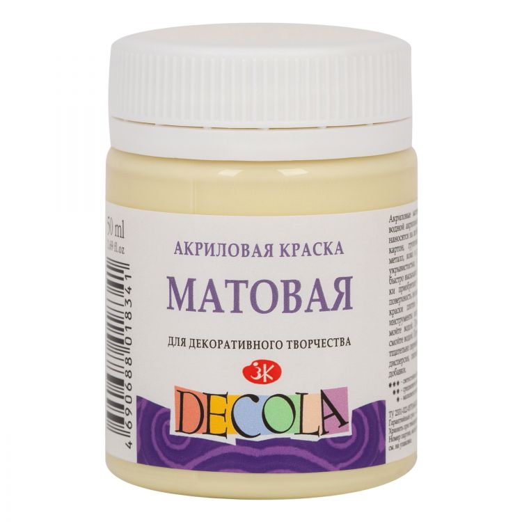 Ванильная акрил матовый Декола 50 мл — PalitraMastera