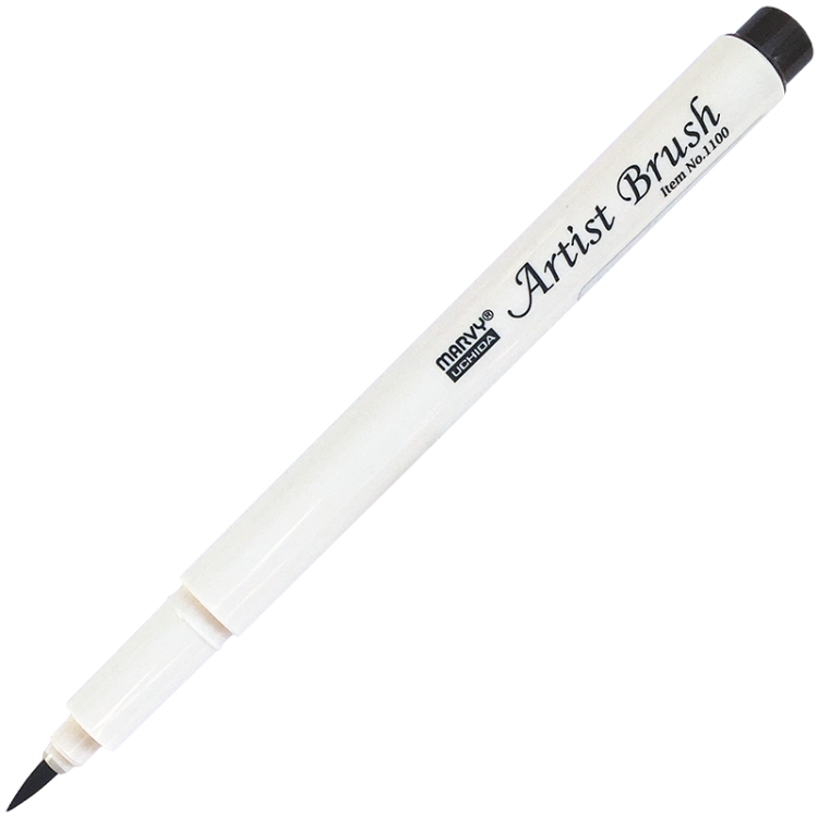 Маркер-кисть, акварельные чернила на водной основе Sepia MAR1100/45 /Marvy — PalitraMastera