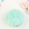 Помпон искусственный мех "Бирюзовый" d=7 см  4453145 фото 1 — PalitraMastera