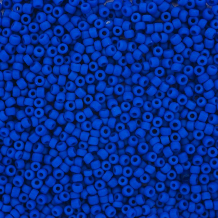 Бисер Astra&amp;Craft 11/0, 20г (M48 синий/непрозр.матовый) — PalitraMastera