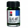 Витражный лак GlasArt, 15 мл, зеленый светлый, Marabu фото 2 — PalitraMastera