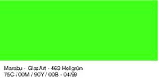 Витражный лак GlasArt, 15 мл, зеленый светлый, Marabu фото 1 — PalitraMastera