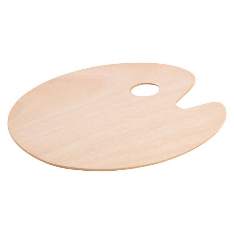 Палитра 25х30см, дерево, овальная, толщина 3 мм — PalitraMastera