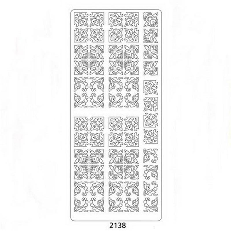 Наклейки "Углы- листики" /Серебро фото 1 &mdash; PalitraMastera