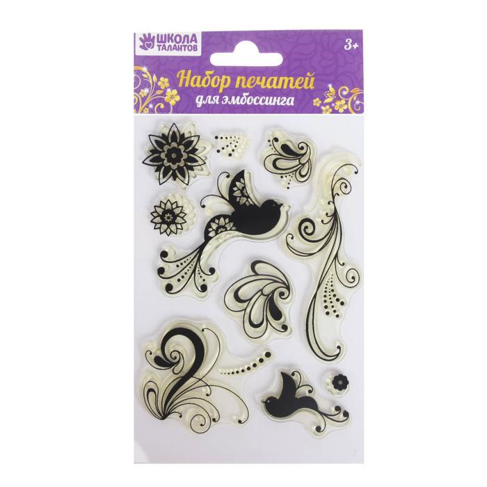 Набор печатей для эмбоссинга №37  2631013---- — PalitraMastera