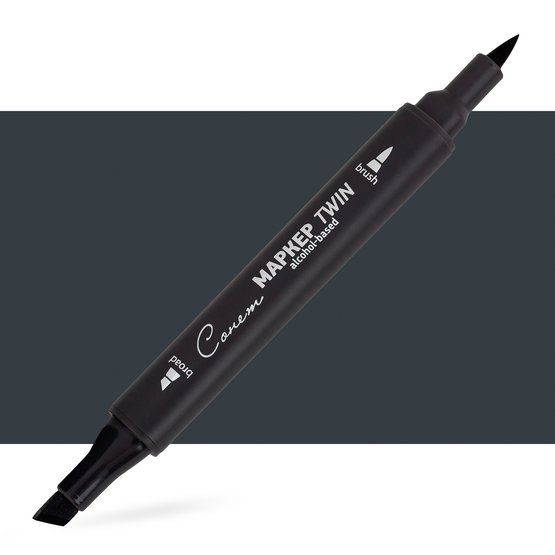 Маркер спиртовой Сонет Twin Brush, холодный серый II 8 — PalitraMastera