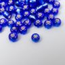 Бисер круглый 6/0 в бутылочке "Тёмно-синий" прозрачно-цветной 20 гр  6075167 фото 3 — PalitraMastera