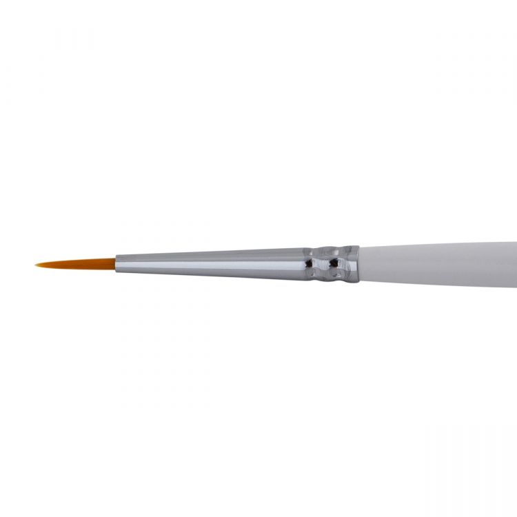 Невская Палитра Кисть синтетика круглая, длинная ручка №0 (1,2 мм)--- — PalitraMastera