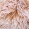 Помпон искусственный мех "Беж с белыми кончиками" d=9 см  4453160 фото 2 — PalitraMastera