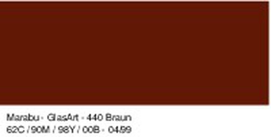 Витражный лак GlasArt, 15 мл, коричневый, Marabu фото 1 — PalitraMastera