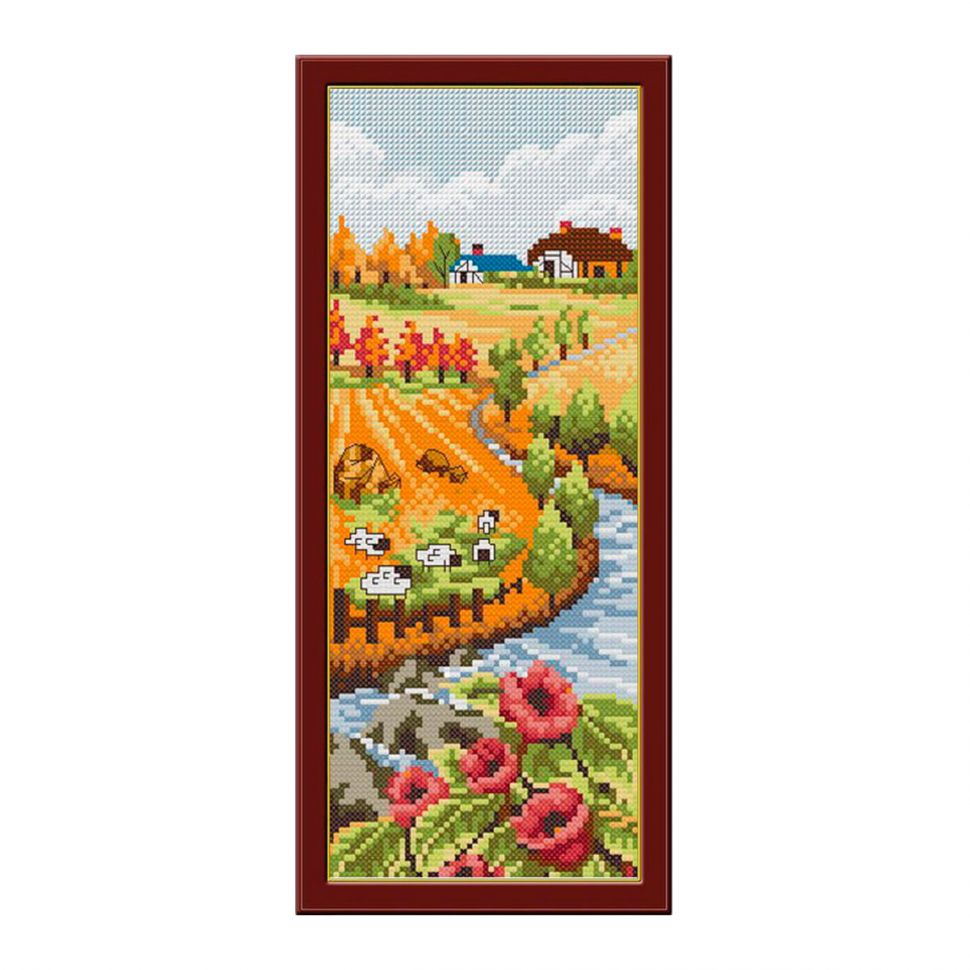 1418 Мозаика "Осень", 14*36см фото 1 — PalitraMastera