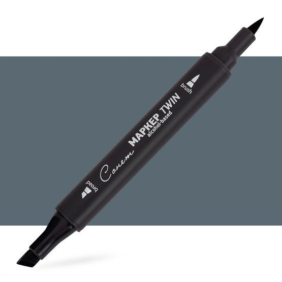 Маркер спиртовой Сонет Twin Brush, холодный серый II 7 — PalitraMastera
