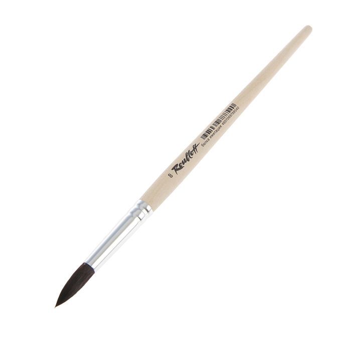 Кисть Имитация белки кр.№08 ЖF1-08,00Б фото 1 — PalitraMastera