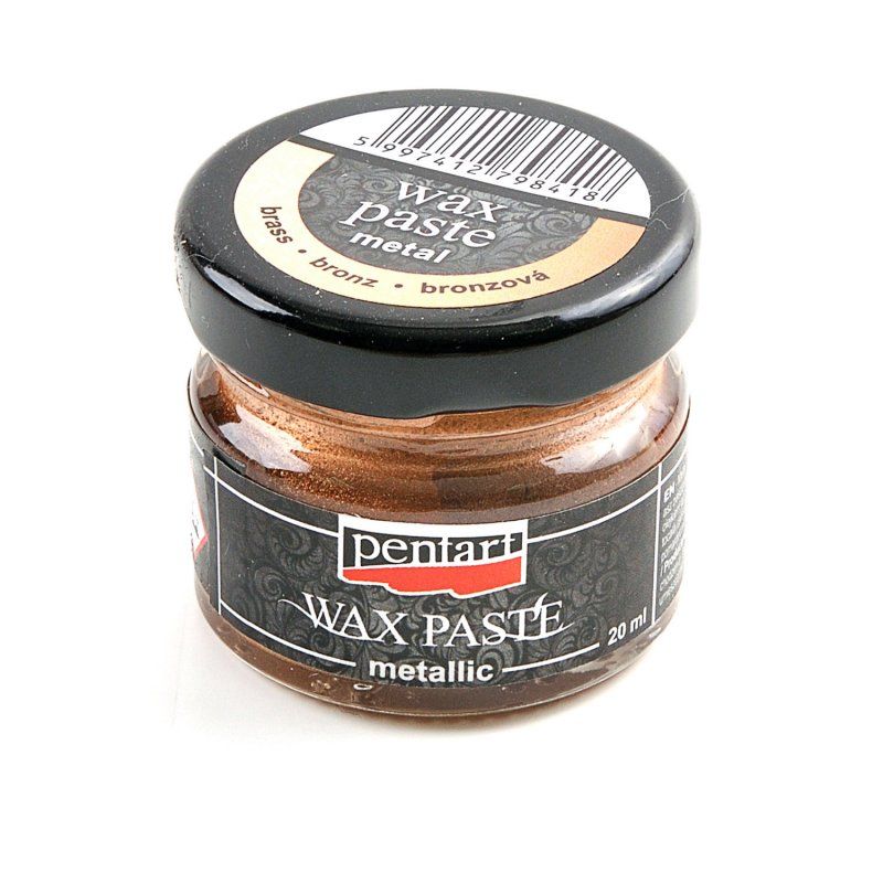 Pentart Восковая паста металлик, 20 мл, бронза фото 1 &mdash; PalitraMastera