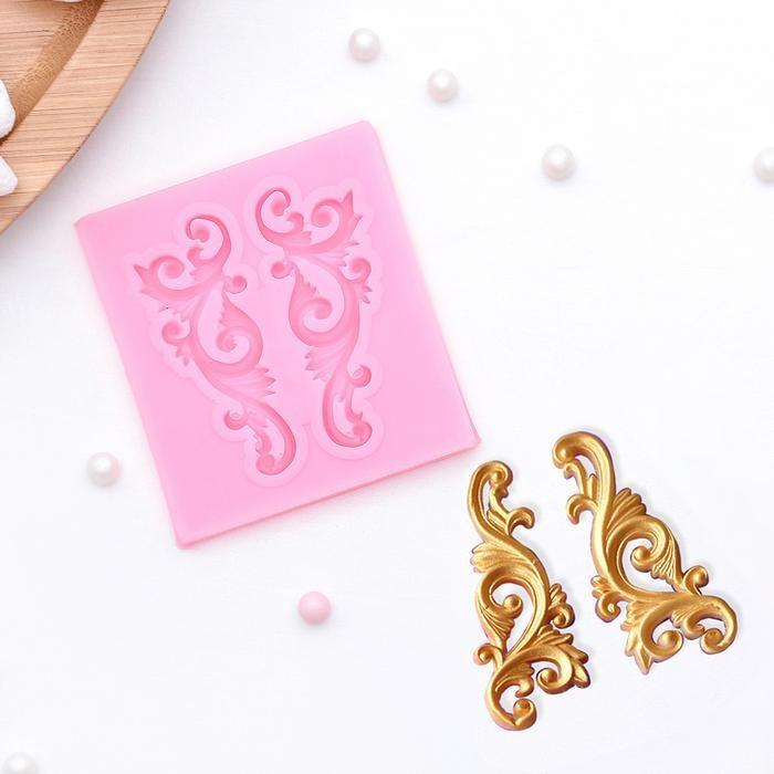 Молд силиконовый 5,2х6 см &quot;Лепнина&quot; — PalitraMastera