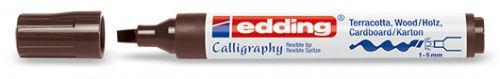 Каллиграфический маркер 1-5 мм тёмно-коричневый фото 1 &mdash; PalitraMastera