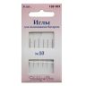 130101 Иглы ручные для вышивания бисером №10, 6шт. Hobby&Pro фото 1 — PalitraMastera
