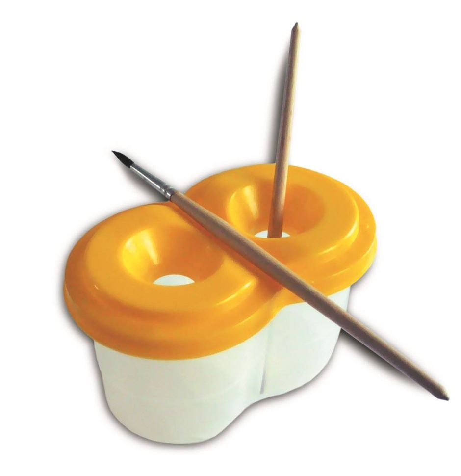 Стакан-непроливайка Луч №2 двойной 250 мл ассорти фото 1 — PalitraMastera