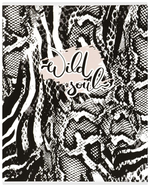 Тетрадь 80 л. А5 кл. скреп. офс.№2 Creativiki ЖИВОТНЫЙ ПРИНТ мел. бум. эконом — PalitraMastera