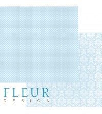 Лист бумаги для скрапбукинга "Небесный Голубой" , коллекция "Шебби Шик Базовая", 30 на 30 плотность 190 гр / 10 листов в упаковке 1000317 фото 1 &mdash; PalitraMastera