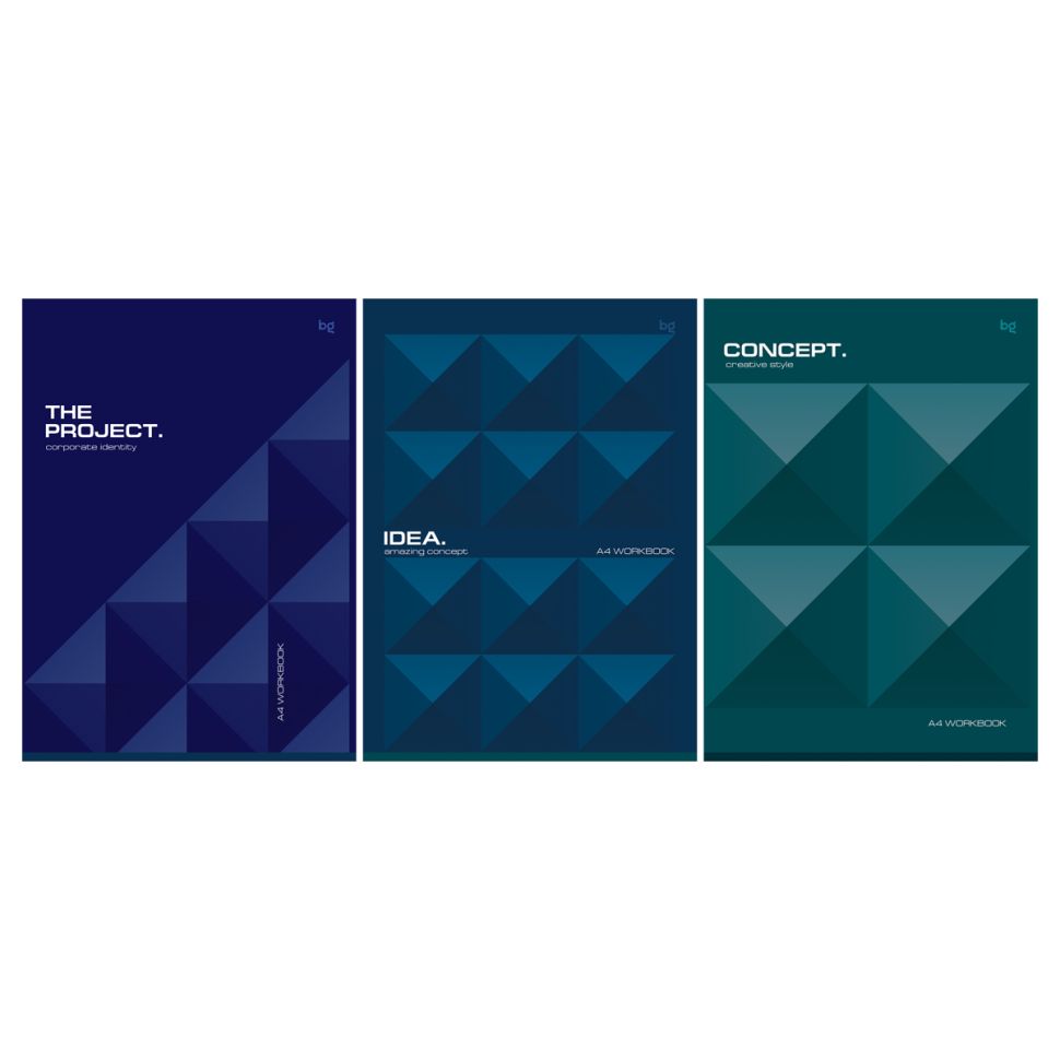 Тетрадь 60л., А4, клетка BG "Monocolor. Corporate identity" фото 1 — PalitraMastera