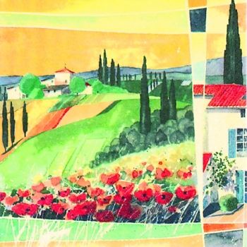 Салфетки бумажные для декупажа, 33х33 см, "Южное солнце" фото 1 — PalitraMastera