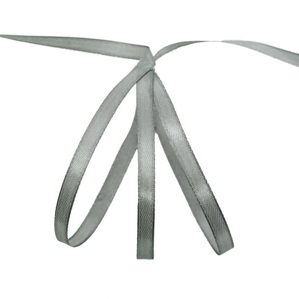 Лента атласная 0,6см*22,86м (148 стальной) фото 1 — PalitraMastera