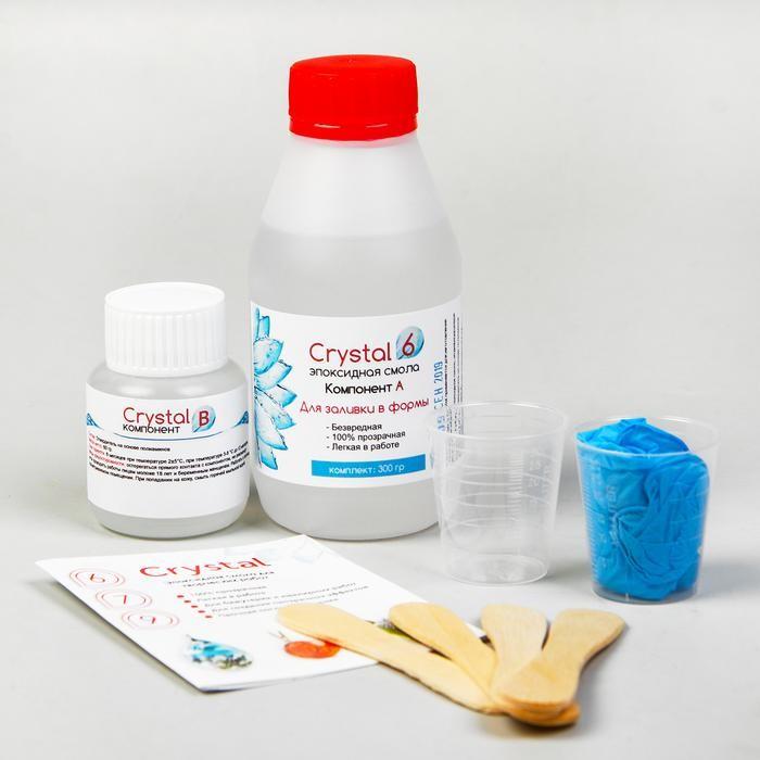 Эпоксидная смола Crystal 6, 300 г---- фото 1 — PalitraMastera