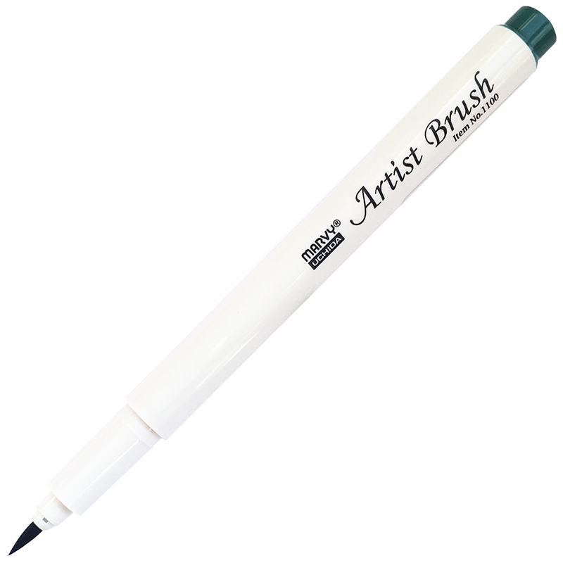 Маркер-кисть, акварельные чернила на водной основе Turqoise MAR1100/14 /Marvy фото 1 — PalitraMastera