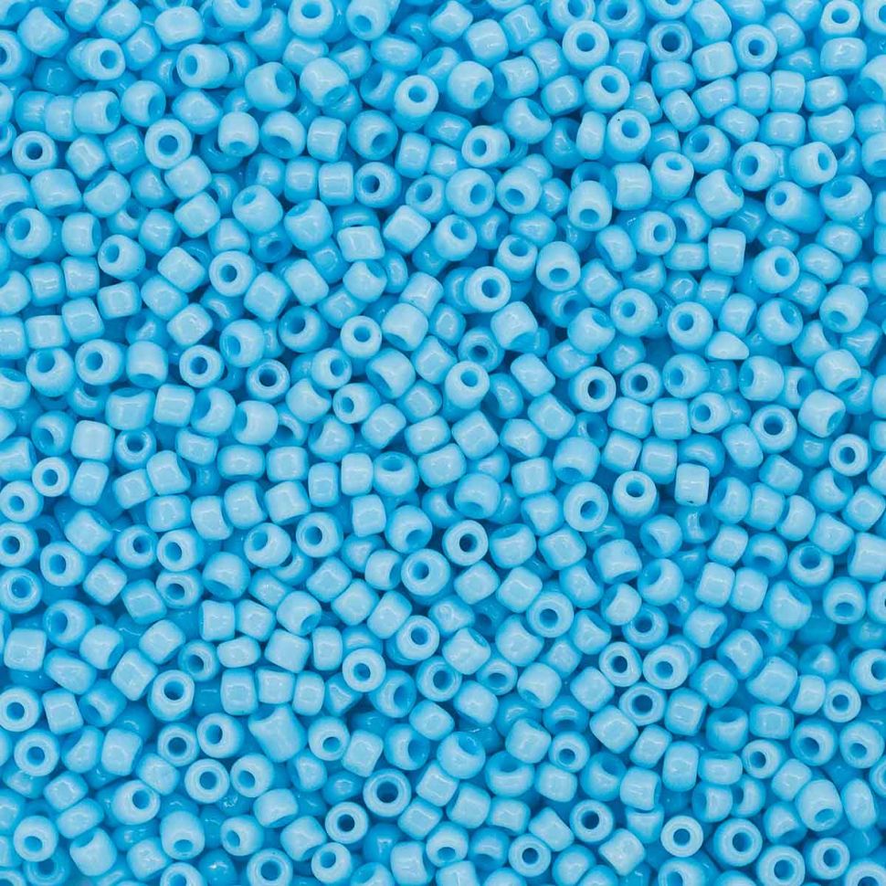 Бисер Astra&Craft 11/0, 20г (43 св.голубой/непрозрачный) фото 1 — PalitraMastera