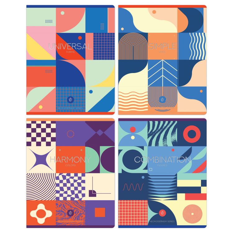 Тетрадь 48л., А5, клетка Greenwich Line &quot;Wrong form&quot;, матовая ламинация, тиснение фольгой, 70г/м2 — PalitraMastera