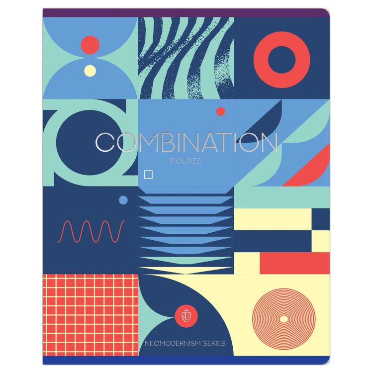 Тетрадь 48л., А5, клетка Greenwich Line &quot;Wrong form&quot;, матовая ламинация, тиснение фольгой, 70г/м2 — PalitraMastera