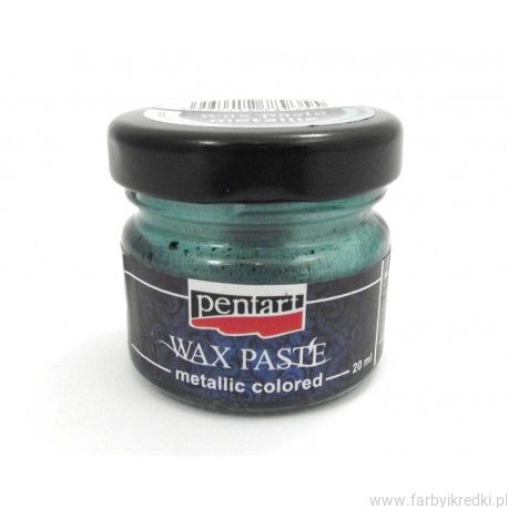 Pentart Восковая паста, 20 мл, бирюзовый металлик — PalitraMastera