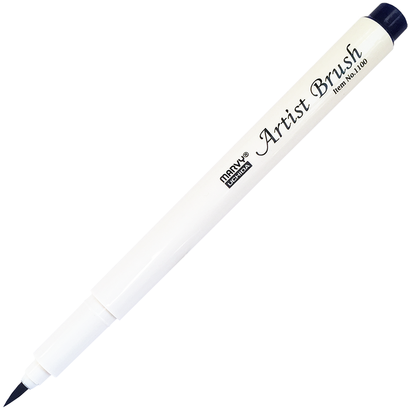 Маркер-кисть, акварельные чернила на водной основе Ultramarine MAR1100/50 /Marvy фото 1 &mdash; PalitraMastera