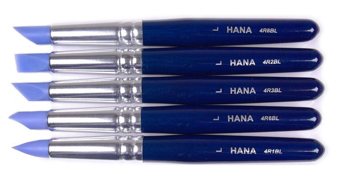 Набор 5 кистей силиконовых L--- фото 1 &mdash; PalitraMastera