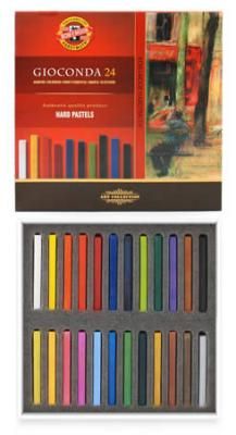 KOH-I-NOOR Набор твердой пастели 24 цвета Gioconda, прямоуг. 7х7мм, L=75мм, картон--- фото 1 &mdash; PalitraMastera