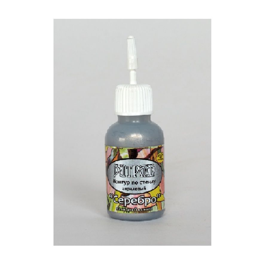 Контур по стеклу 18млсеребро фото 1 &mdash; PalitraMastera